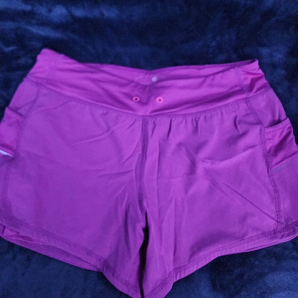Tangerine athletic shorts